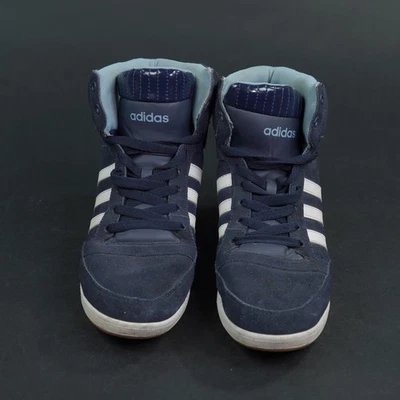 Zapatos para mujer Adidas Neo Super Wedge cuña oculta talla 9,5 azules ¡EXCELENTE ESTADO USADOS!! Foto 1 de 4