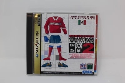 J. LEAGUE PRO SOCCER CLUB O TSUKUROU! 2 Sakatsuku Sega Saturn Japan Region Lock - Image 1 of 3