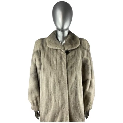 Sapphire Mink Directional Stroller, NEIMAN MARCUS, Sz M/L, Certified Vintage Fur - Image 1 of 4