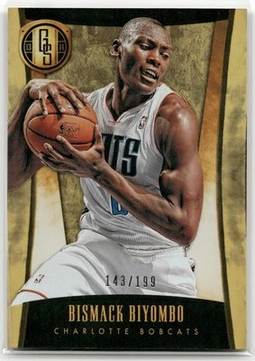 Bismack Biyombo 2013-14 Panini Gold Standard #49 SN Charlotte Bobcats - Image 1 of 2