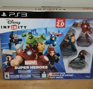 Disney Infinity Marvel Super Heroes Starter Pack 2.0 Edition PS3 New In Box - Picture 1 of 3