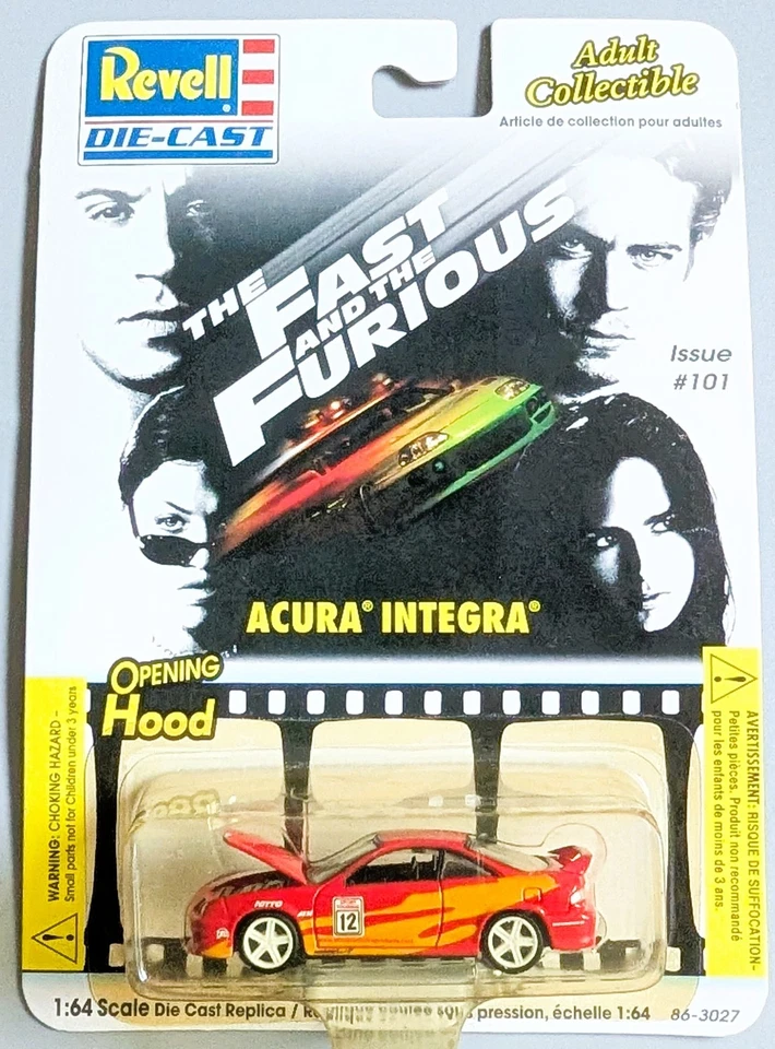 Revell Fast & Furious Acura Integra красный выпуск No101 | автомобиль Эдвина - Изображение 1 из 1