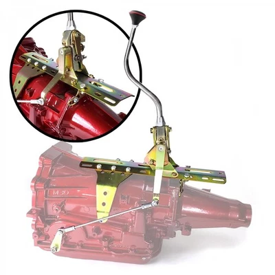 Kit de palanca de cambios de transmisión de cambio lateral con brazo de banco cromado 16 para Chrysler 727 <REM Foto 1 de 4