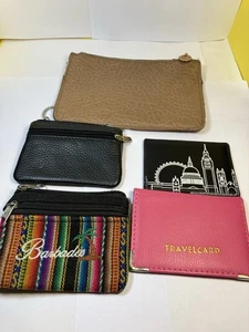 Geldbörse Schlüsseletui Portemonnaie 5 Restposten Konvolut Münze Reise Karte Ausweis - Bild 1 von 1