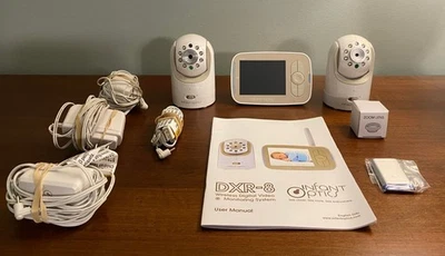 Monitor de bebé Infant Optics DXR-8 con dos cámaras, no necesita wifi, usado Foto 1 de 4