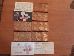 (3) 1989 Mint Sets (1) Original Envelope 30 BU US Coins - Picture 1 of 5