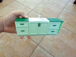 Dolls House 1:12 Kitchen Sink with draws, in a range of colours - Picture 1 of 4