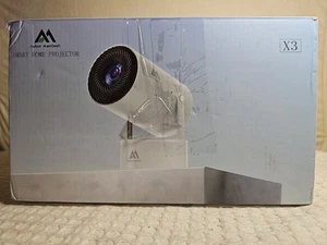 Aubor Mentech X3 Smart Mini Projector w Wi-fi & Bluetooth 4K 1080P parts only - Picture 1 of 12