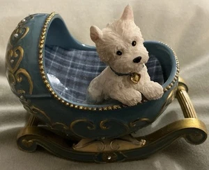 Impresiones de patas Bradex Terrier perro en cuna "Adoring Eyes" en tu colección de corazón - Imagen 1 de 9