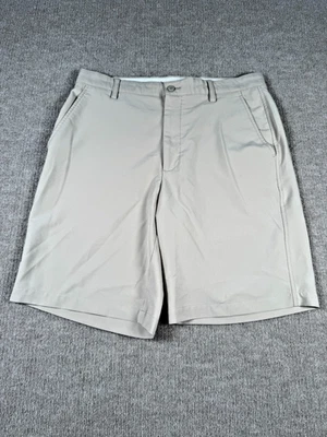 Pantalones Cortos de Golf Footjoy Hombres Caqui 34" Cintura 10" Entrepierna Estampado Sólido Poliéster Spandex Foto 1 de 4