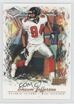 2001 Pacific Impressions Premiere Date Missing Serial Number Shawn Jefferson #8 - Image 1 of 2