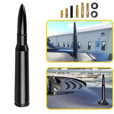 Mástil de antena Bullet NEGRO para Dodge RAM 1500 2500 3500 2011 2010 2012 - 2019 Foto 1 de 4
