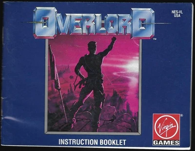Auténtico SOLO MANUAL Overlord (Nintendo Entertainment System, 1993) Foto 1 de 3