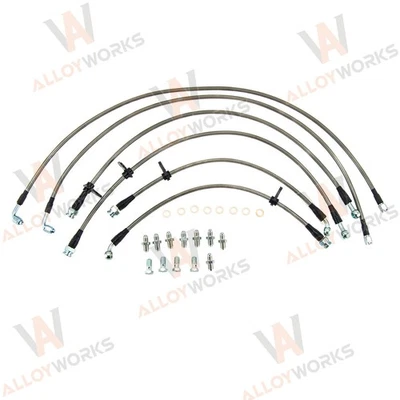 Replacement Front & Rear Brake Line Kit Fit Acura Integra RS LS 1994-01 NEW - Image 1 of 4