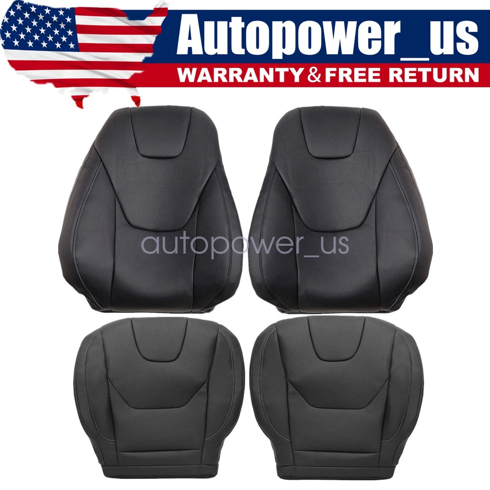 For Ford Fusion Titanium 2013-2017 Driver Passenger Bottom Top AC Seat Cover - Image 1 of 1