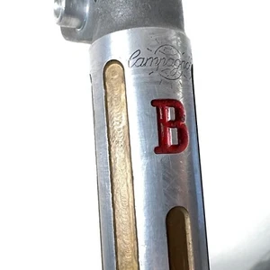 Tija de sillín pantógrafo acanalado vintage Nuovo Record Campagnolo Bianchi Ø27,2/215 mm - Imagen 1 de 11