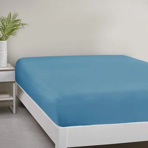 Microfiber Bed Fitted Sheet 14" Deep Pocket Wrinkle Resistant All Around Elas... - Picture 1 of 5