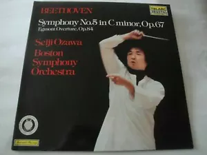 Beethoven: Symphony No. 5; Egmont Overture SEIJI OZAWA BOSTON SYMPHONY ORCHESTRA - Picture 1 of 3