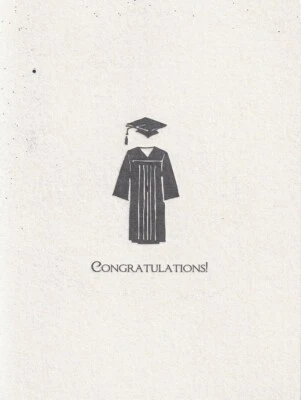 PAPYRUS GRADUATION CARD NIP MSRP $5.95 LETTERPRESS CARD (J3) - Image 1 of 3