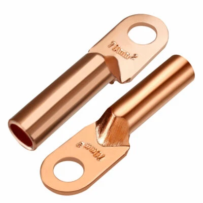 4PCS 2/0 Gauge AWG x 7/16 Inch DT-70 Tinned Copper Lug Cable Connector Terminal - Image 1 of 4