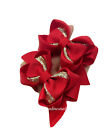 Christmas Bow Hair Clip Pair For Baby And  Girls