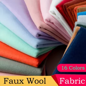 100cm Kunst Wollfilz Stoff Tuch Jacke Mantel DIY Material Polster Basteln - Bild 1 von 27