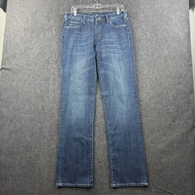 Jeans Armani Serie 003 Indigo Para Mujer 29 Azul Denim Recto Foto 1 de 4