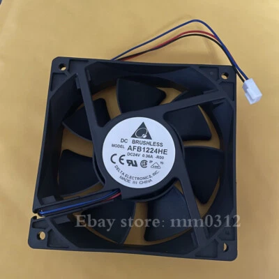 1pcs  Delta AFB1224HE-R00 12cm 24V 0.36A 120mm inverter fan 3pin - Image 1 of 2