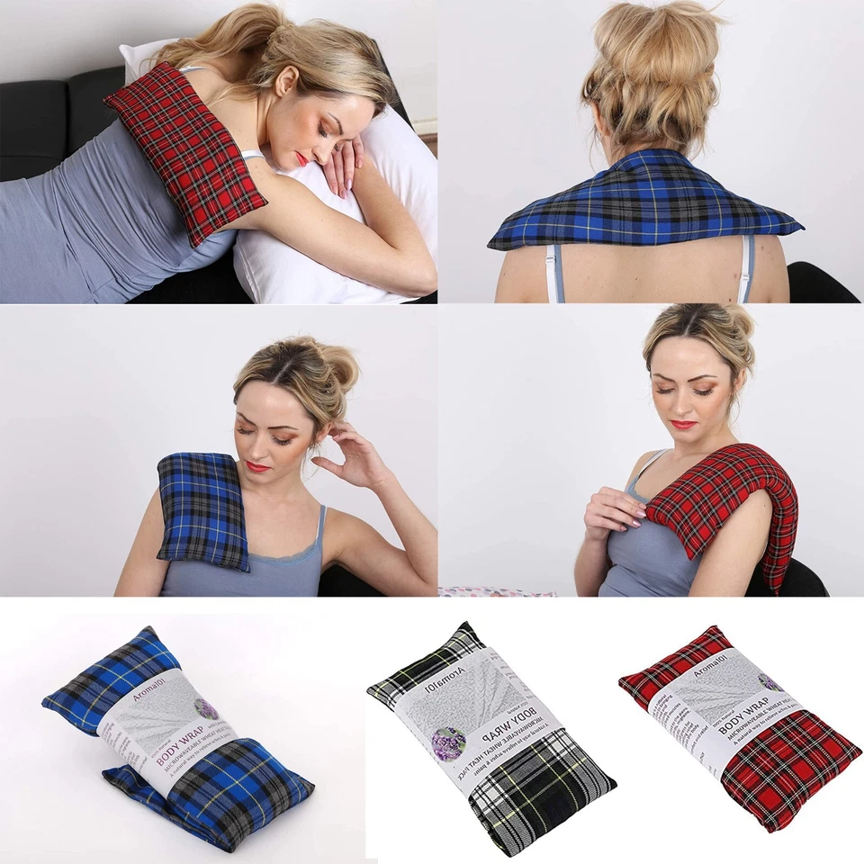 TEXTILES 101 Wheat Heat | Cold Pack Lavender | Unscented Microwave Wheat Bag Pain Relief