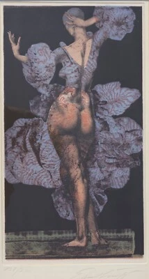 Ernst Fuchs, Giulietta II, Farbradierung, 128/200 , handsigniert, 1977, gerahmt - Bild 1 von 4
