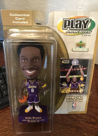 Kobe Bryant Upper Deck Special Edition PlayMakers Bobblehead 2002 MVP Ebay 1/1 Cover