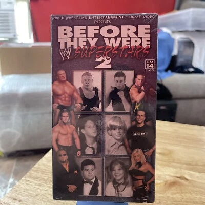 WWE - Before They Were Superstars 2 (VHS, 2003).  BRAND NEW!  NEVER OPENED! - Image 1 of 3
