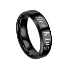  12 # Finger Rings Her King His Queen Lovers Stainless Steel