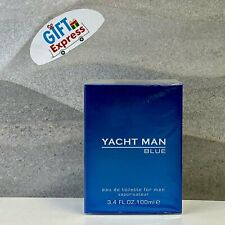 YACHT MAN BLUE 3.4 OZ EDT SPRAY FOR MEN NEW IN A BOX BY MYRURGIA