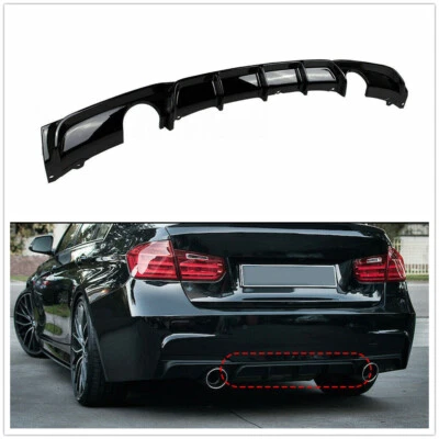 Rear Bumper Diffuser Lip For 2012-2018 BMW F30 3 Series 320i 328i 335i Body Kit - Image 1 of 4