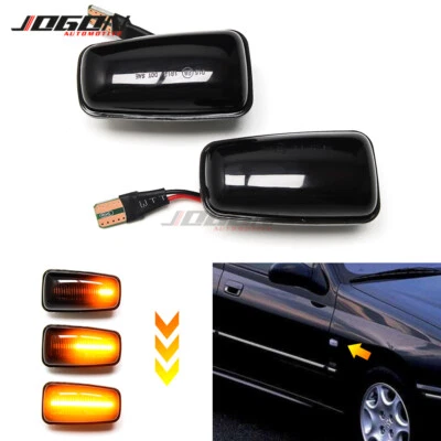 Luz LED dinámica lateral para Peugeot 406 106 306 806 para Fiat Scudo Foto 1 de 4