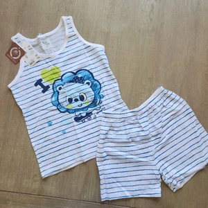 Kids Summer Tank Top Short Set Size 5-6 Korean Mesh - Picture 1 of 5