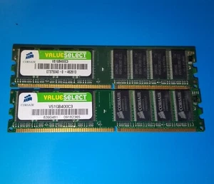 memoryPOWER DDR Memory Module 2pcs 1GB 1GBPC3200 - Picture 1 of 1