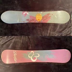 Burton Womens Girl Snowboard  142cm Heather 43 Superfly Dualzone EGD Lightspeed - Picture 1 of 12