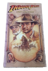 Indiana Jones and the Last Crusade VHS 1989 Plays Great - Foto 1 di 8