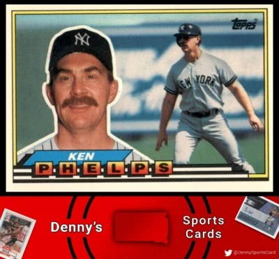 1989 Topps Big #293 Ken Phelps New York Yankees Baseball Card - Image 1 of 2