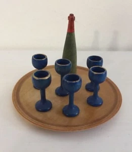 Miniatur Set Tablett Erzgebirge 231/18 - Picture 1 of 4