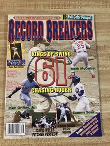 Baseball Illustrated Collector's Edition Record Breakers Kings Of Swing Magazine - Foto 1 di 12