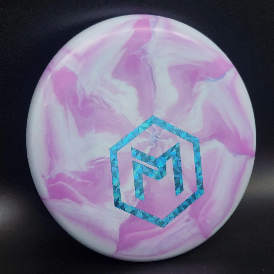 Discraft ESP Luna 173-4g Petomoodi McBeth 2019 Purple Blue Swirls Overstamp - Image 1 of 4