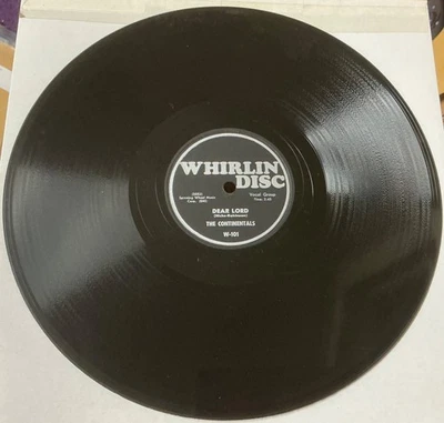 Continentals DOO WOP 78 Dear Lord / Fine Fine Frame WHIRLIN DISC Mint/Mint- HEAR - Image 1 of 2
