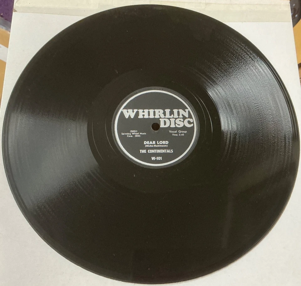 Continentals DOO WOP 78 Dear Lord / Fine Fine Frame WHIRLIN DISC Mint/Mint- HEAR Foto 1 de 2