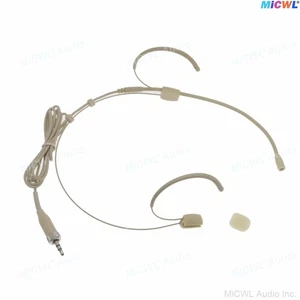 Gancho de diadema con micrófono para Sennheiser G2 G3 G4 paquete de cinturón inalámbrico 3,5 mm - Imagen 1 de 7