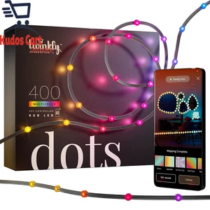 Luces LED RGB de puntos multicolores controladas por aplicación 66 pies (20 m) generación II 400 nuevas - Imagen 1 de 8