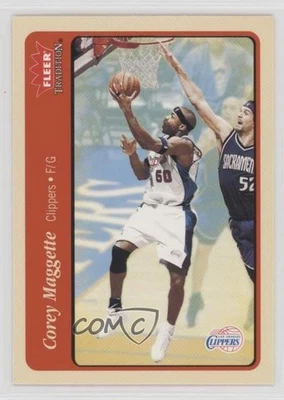 Cristal Fleer Tradition 2004-05/150 Corey Maggette #65 Foto 1 de 2