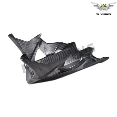 FL 2009-2014 BMW S1000RR Racing Belly Pan carenado inferior 100 % sarga de fibra de carbono Foto 1 de 4
